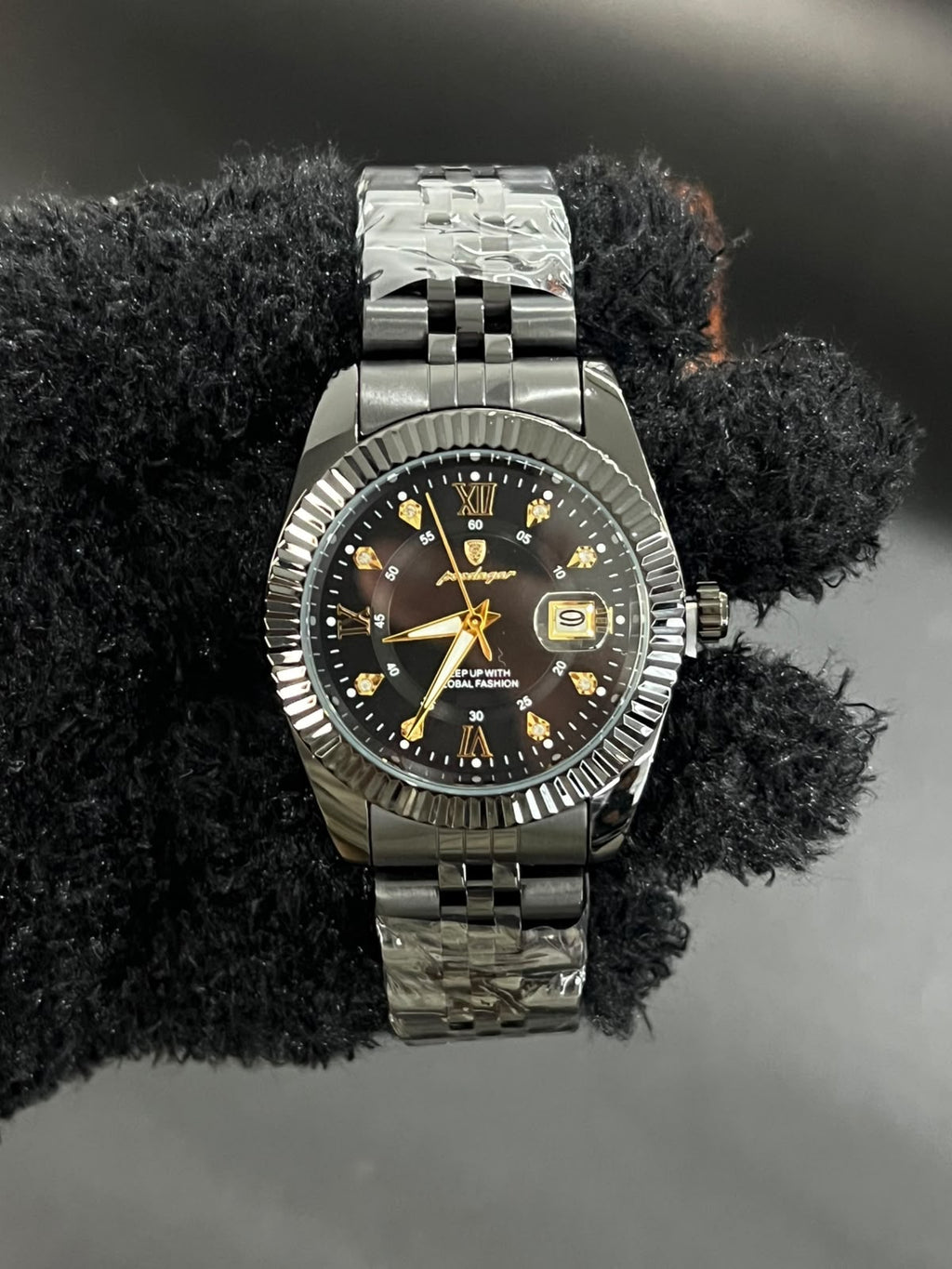 Reloj POEDAGAR 910B negro con esfera negra para hombre