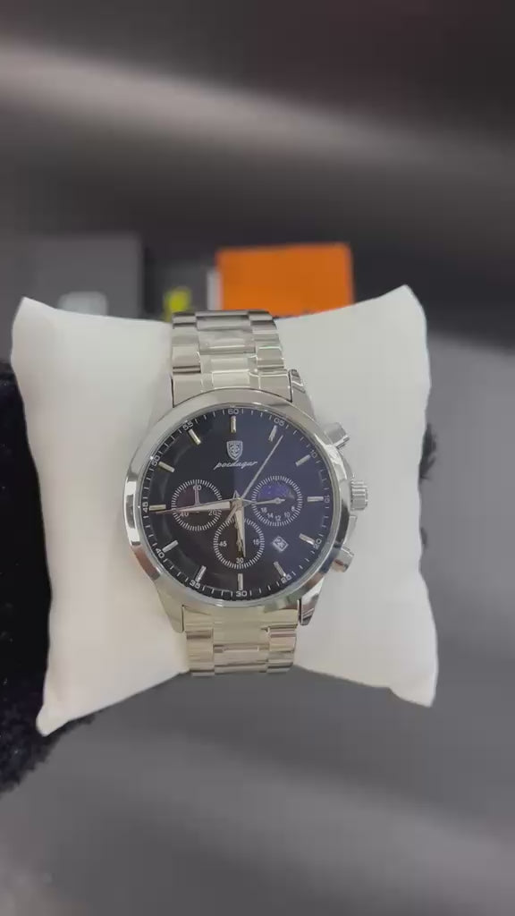 Video POEDAGAR 928B plata con esfera negra visto desde otro ángulo