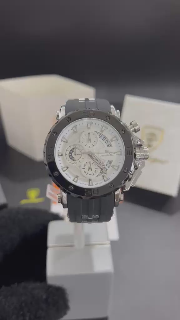 Video POEDAGAR 892B plata con esfera blanca visto desde otro ángulo